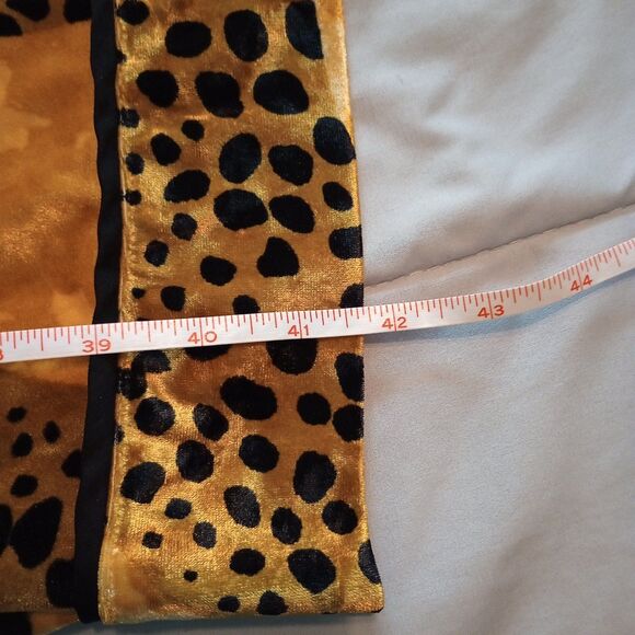 2 Pc Sofia Intimates PJ Set XL (16-18) Black Gold Leopard Print. Soft Cozy - Picture 11 of 12